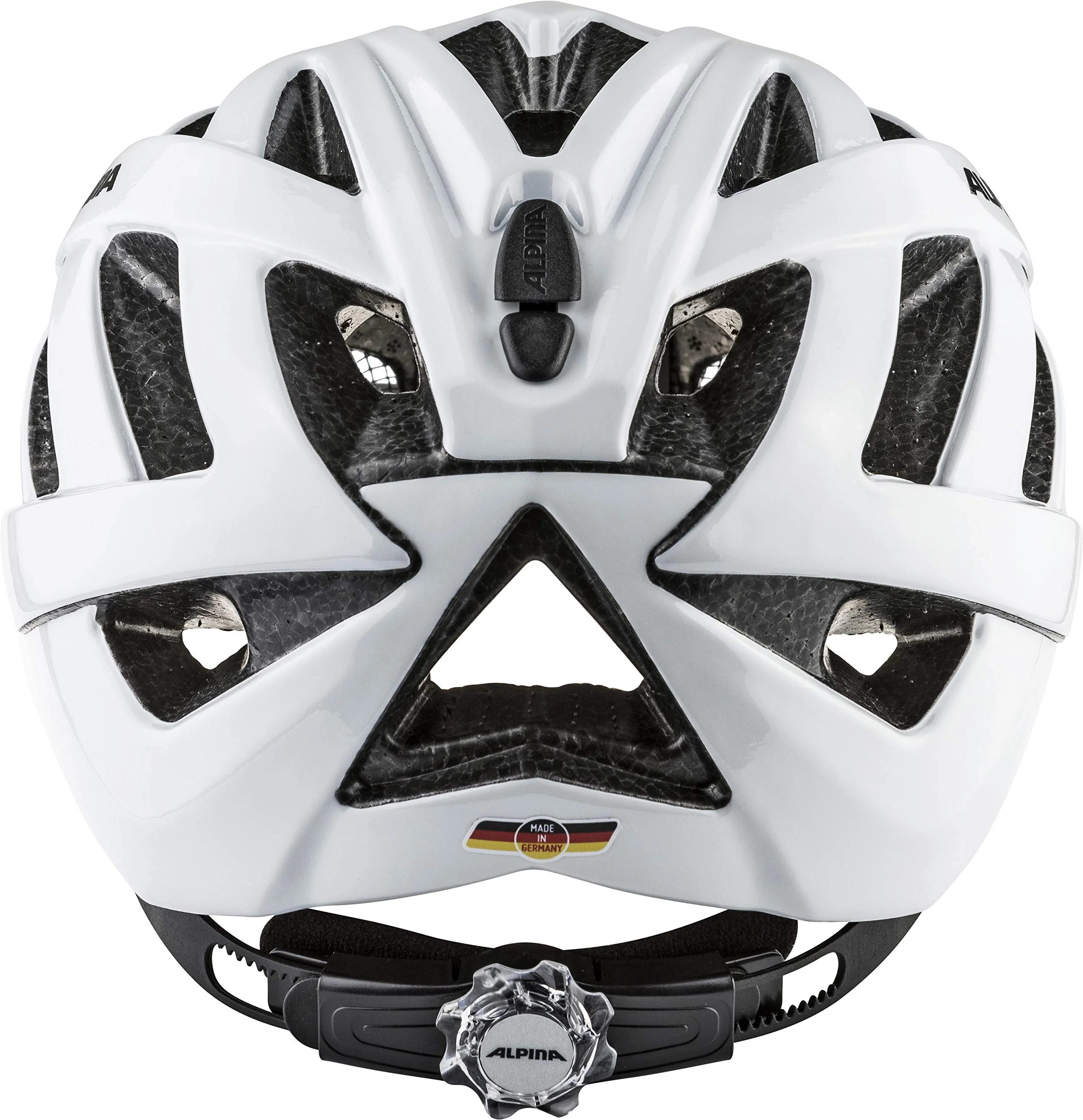 ALPINA PANOMA CLASSIC - Leichter, Optimal Belüfteter Touren Fahrradhelm Mit Optionalen LED-Licht Für Erwachsene, white gloss, 52-57 cm - Image 3