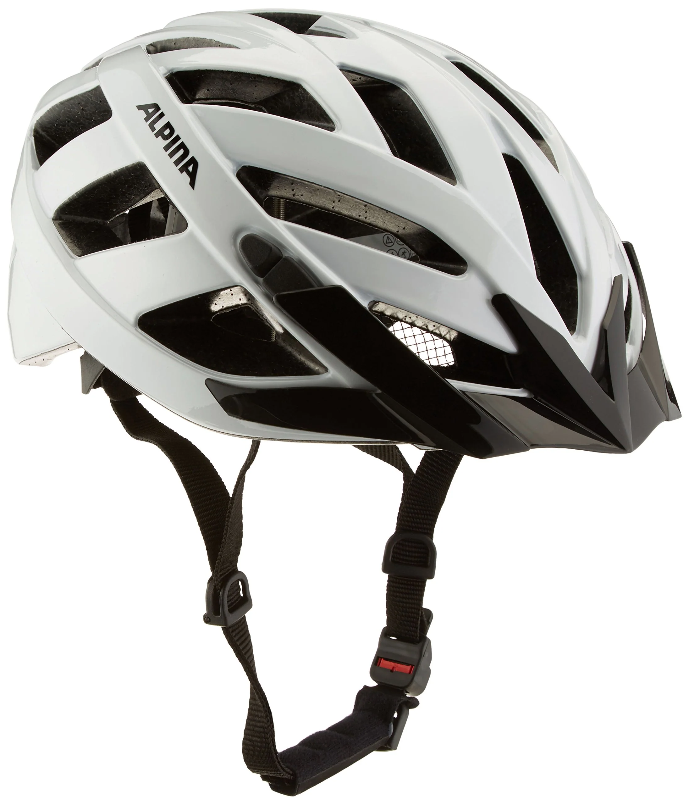 ALPINA PANOMA CLASSIC - Leichter, Optimal Belüfteter Touren Fahrradhelm Mit Optionalen LED-Licht Für Erwachsene, white gloss, 52-57 cm - Image 6