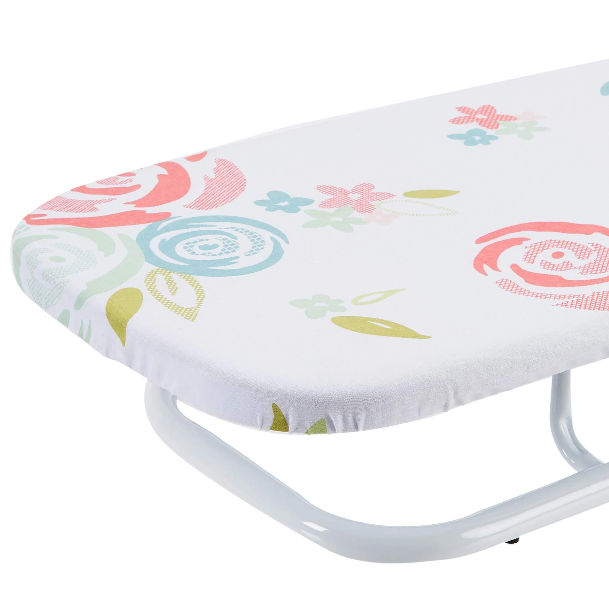 Amazon Basics – Tisch-Bügelbrett, 77 x 29 cm, Weiß, Geblümt - Image 4