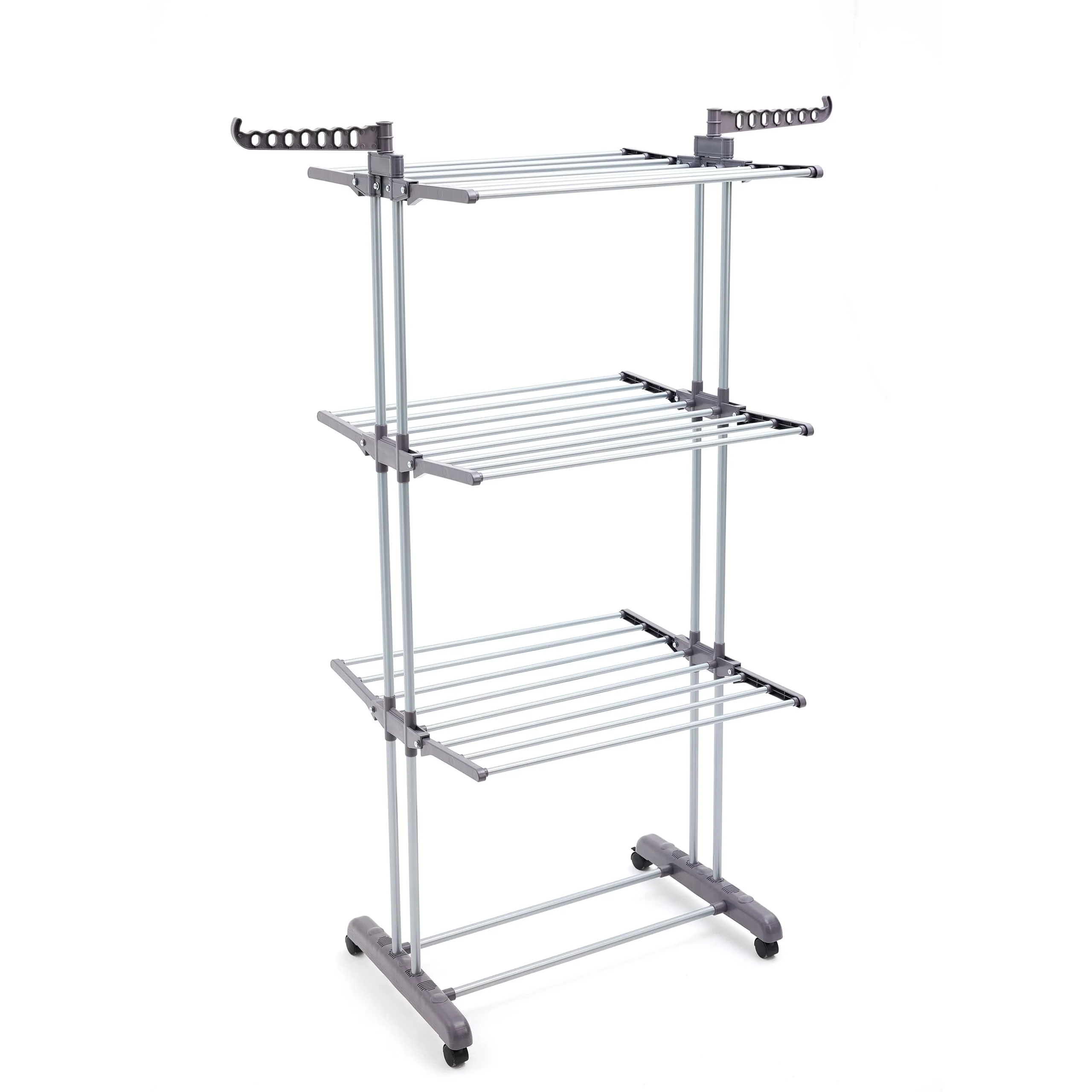 Amazon Basics Turm-Wäscheständer für innen mit faltbaren Flügeln, Garten, Grau, 126 x 64 x 173 cm (L x W x H) - Image 6