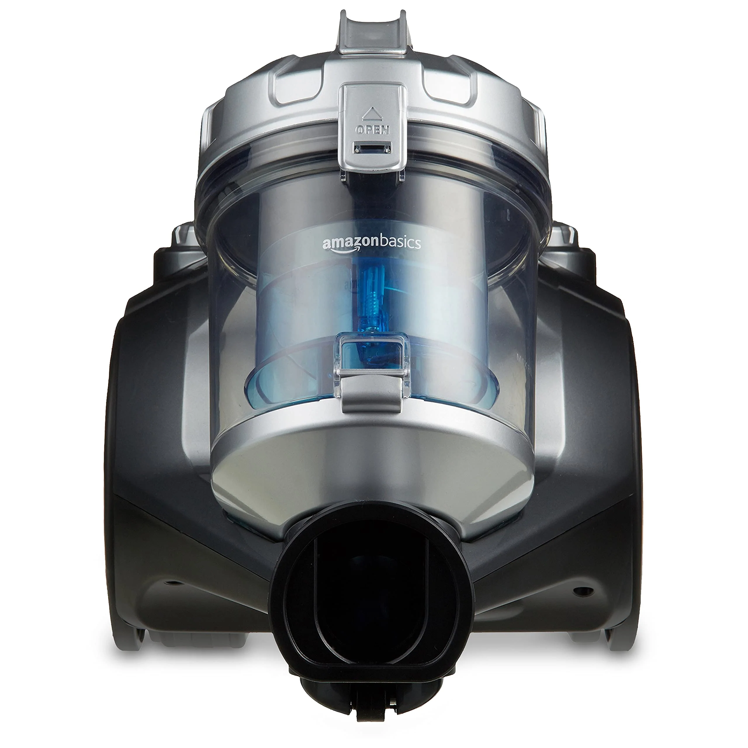 Amazon Basics – Zylinder-Staubsauger, leistungsstark, kompakt und leicht, ohne Beutel, für Hart- und Teppichböden, HEPA-Filter, 700 W, 1,5 l, EU, Schwarz/Blau - Image 5