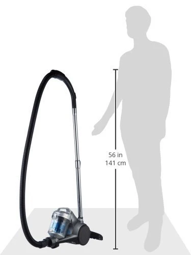 Amazon Basics – Zylinder-Staubsauger, leistungsstark, kompakt und leicht, ohne Beutel, für Hart- und Teppichböden, HEPA-Filter, 700 W, 1,5 l, EU, Schwarz/Blau - Image 8