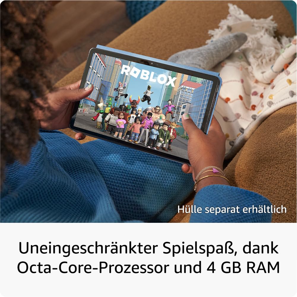 Amazon Fire Max 11-Tablet (Neueste Generation), unser bisher leistungsstärkstes Tablet, mit klarem 11-Zoll-Display, Octa-Core-Prozessor, 4 GB RAM, 14 Std. Akkulaufzeit, 64 GB, grau, mit Werbung - Image 6