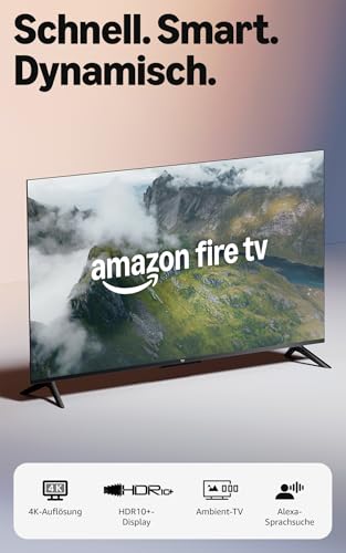 Amazon Fire TV 4-Serie (neueste Generation), 43-Zoll-Smart-TV in 4K Ultra-HD mit Alexa-Fernbedienung, HDR10+, schnellem Prozessor, Dolby Audio, Ambient-TV und kostenlosem Live-TV - Image 2