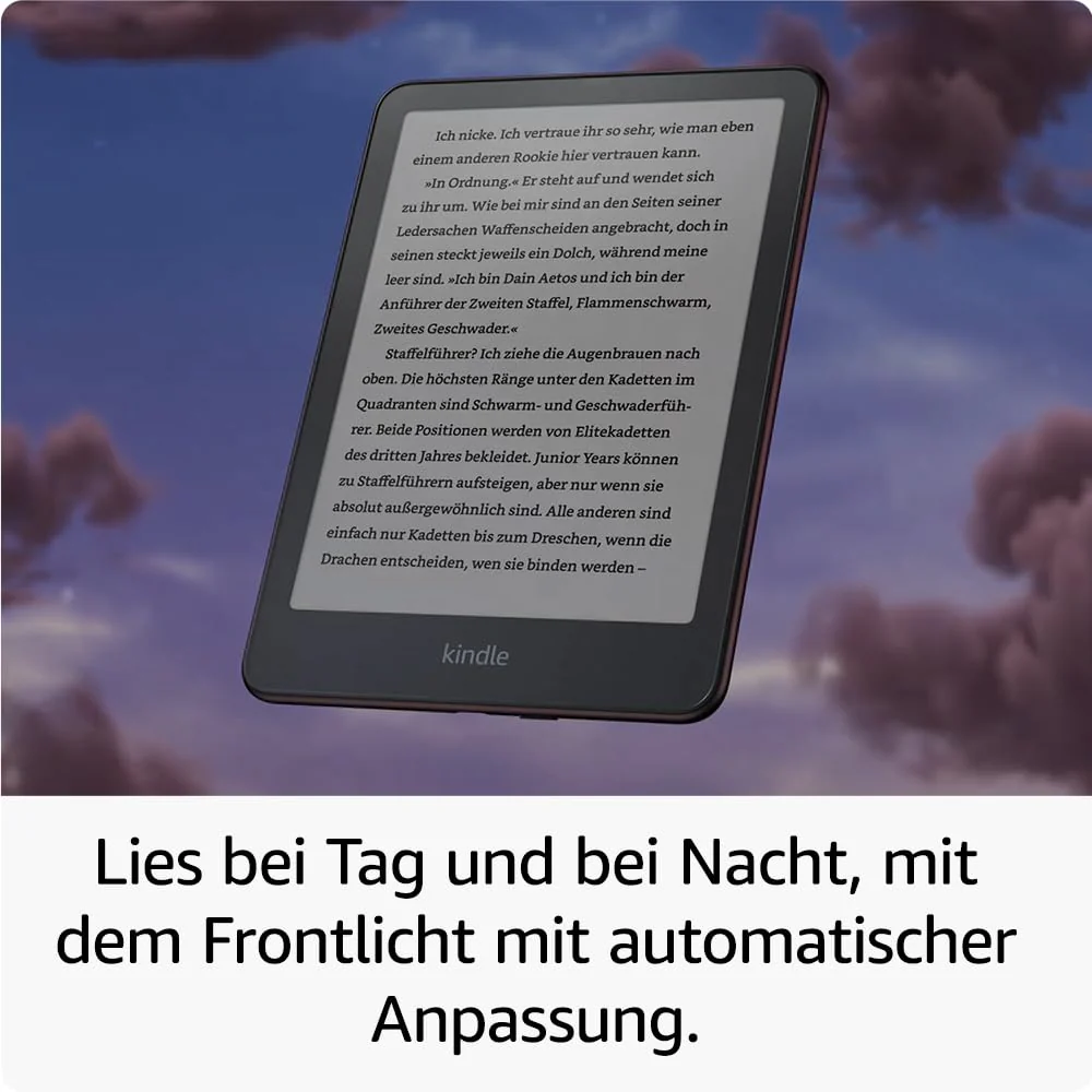 Amazon Kindle Paperwhite Signature Edition (32 GB) – Unser schnellster Kindle, mit Frontlicht mit automatischer Anpassung, kabellosem Aufladen und wochenlanger Akkulaufzeit –jadegrün metallic - Image 5