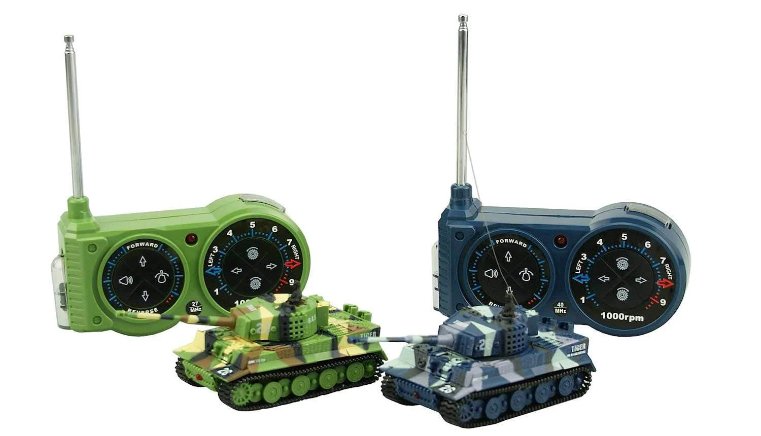 Amewi 23016 Tiger M 1:72 Ferngesteuerter Mini-Panzer, unisex, grün - Image 5
