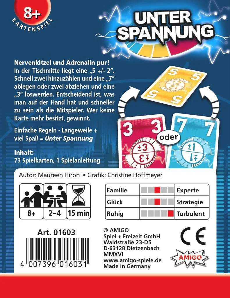 AMIGO 1603 - Kartenspiel, Unter Spannung, 8 Jahre to 99 Jahre - Image 11