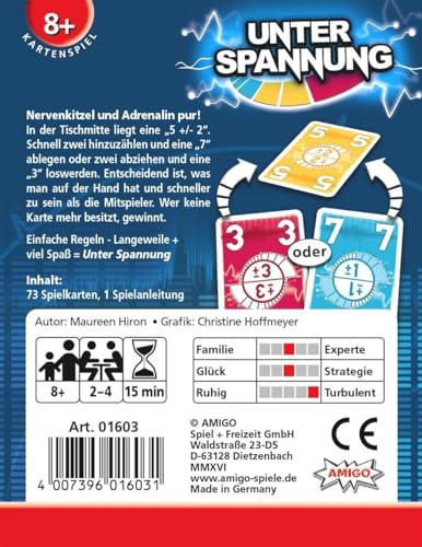 AMIGO 1603 - Kartenspiel, Unter Spannung, 8 Jahre to 99 Jahre - Image 9