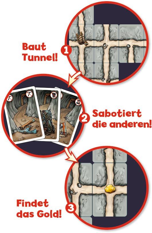 Amigo Spiele 4900 - Saboteur, Gold, Gelb - Image 6