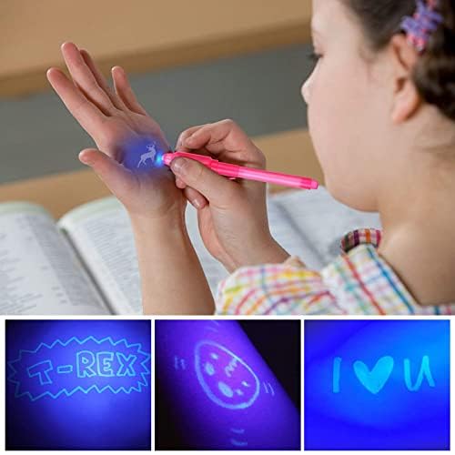 Amteker Mitgebsel Kindergeburtstag Zauberstifte, Adventskalender Füllung Kinder, 12 Stück UV Stift, Nikolaus Geschenke Kinder, Kleine Geschenke für Give Aways Kindergeburtstag Gastgeschenke - Image 5