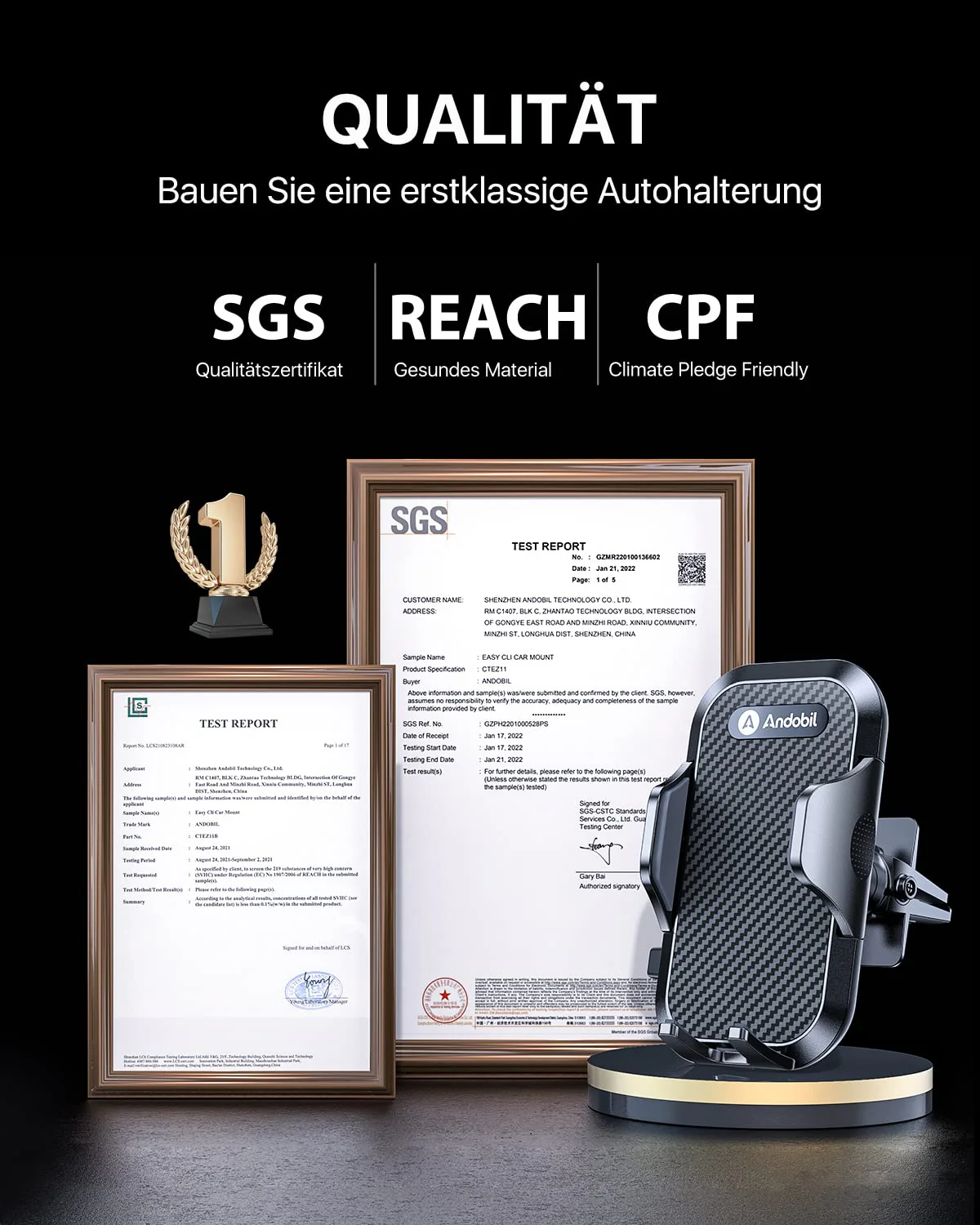 andobil Handyhalterung Auto Lüftung [2025 Neueste Lüftungsclip] Kfz Handy Halterung [100% Sicherer Griff ] 360° Drehbar Autohalterung Zubehör für iPhone 17 Pro Max Air 16 15 14 13 12 Galaxy S25 Ultra - Image 2