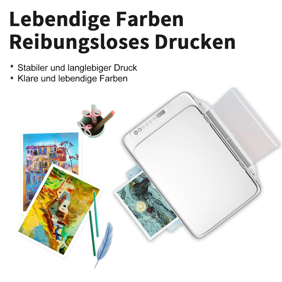 ANKINK Kompatibel Tintenpatrone Druckerpatronen als Ersatz für Epson 603XL für Patrone 603 XL für WF-2820DWF WF-2830DWF WF-2840DWF XP-2100 XP-2150 XP-3100 XP-3150 XP-4100 XP-4150, Schwarz Farbe 5 Pack - Image 6