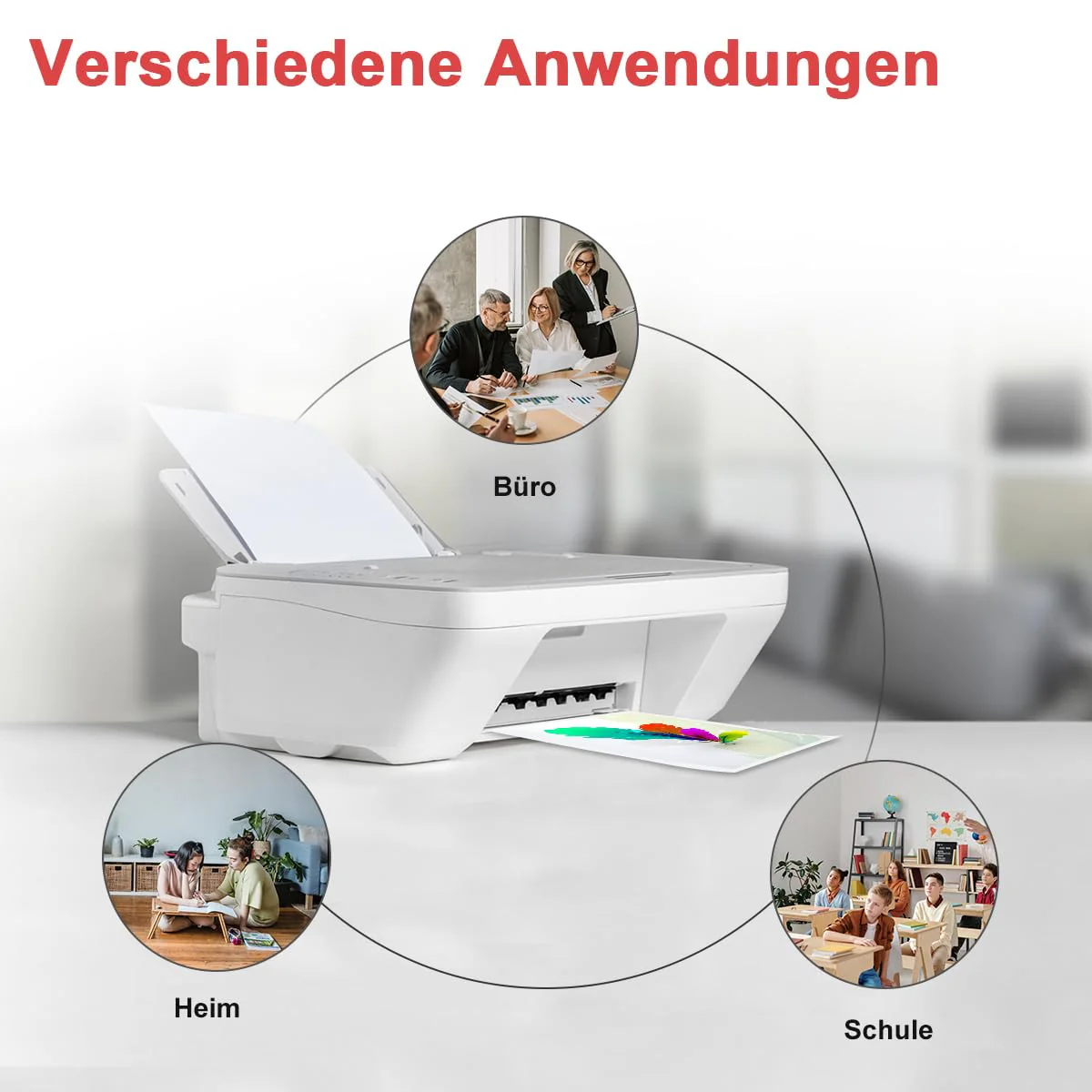 ANKINK Kompatibel Tintenpatrone Druckerpatronen als Ersatz für PGI 580XXL CLI 581XXL für Canon Patrone 580 581 XL XXL für TR7550 TR8500 TR8550 TS705 TS705a TS6250 TS6300 TS6350 (PGBK BK C M Y 5 Pack) - Image 10