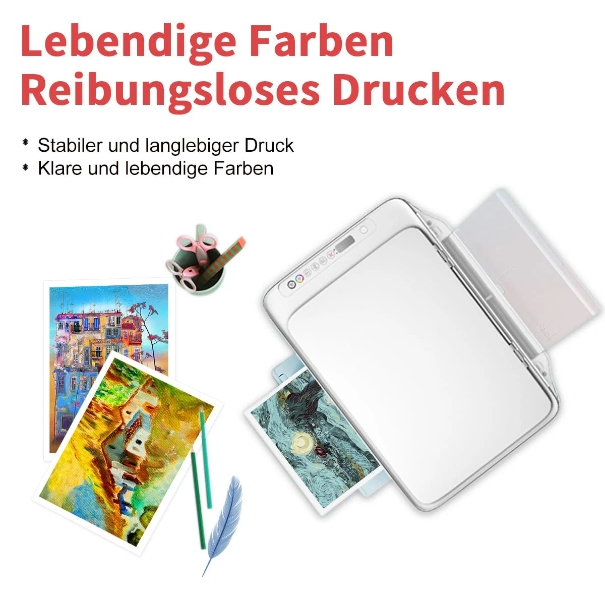 ANKINK Kompatibel Tintenpatrone Druckerpatronen als Ersatz für PGI 580XXL CLI 581XXL für Canon Patrone 580 581 XL XXL für TR7550 TR8500 TR8550 TS705 TS705a TS6250 TS6300 TS6350 (PGBK BK C M Y 5 Pack) - Image 11