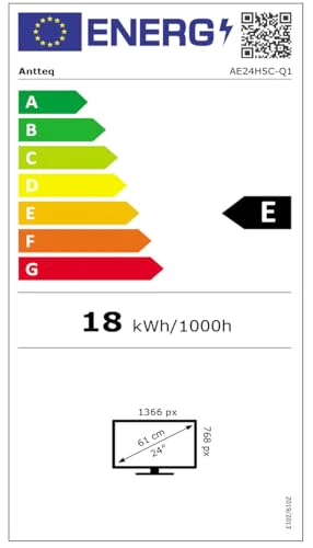Antteq AE24H5C-Q1 Fernseher 24 Zoll (60 cm) HD LED mit 230V & 12V KFZ-Adapterl, Triple Tuner DVB-C/T2/S2, Hotel Modus, Dolby Audio, VGA, HDMI, USB, SCART & CI+ – Ideal für Wohnmobil, Camping, LKW - Image 7