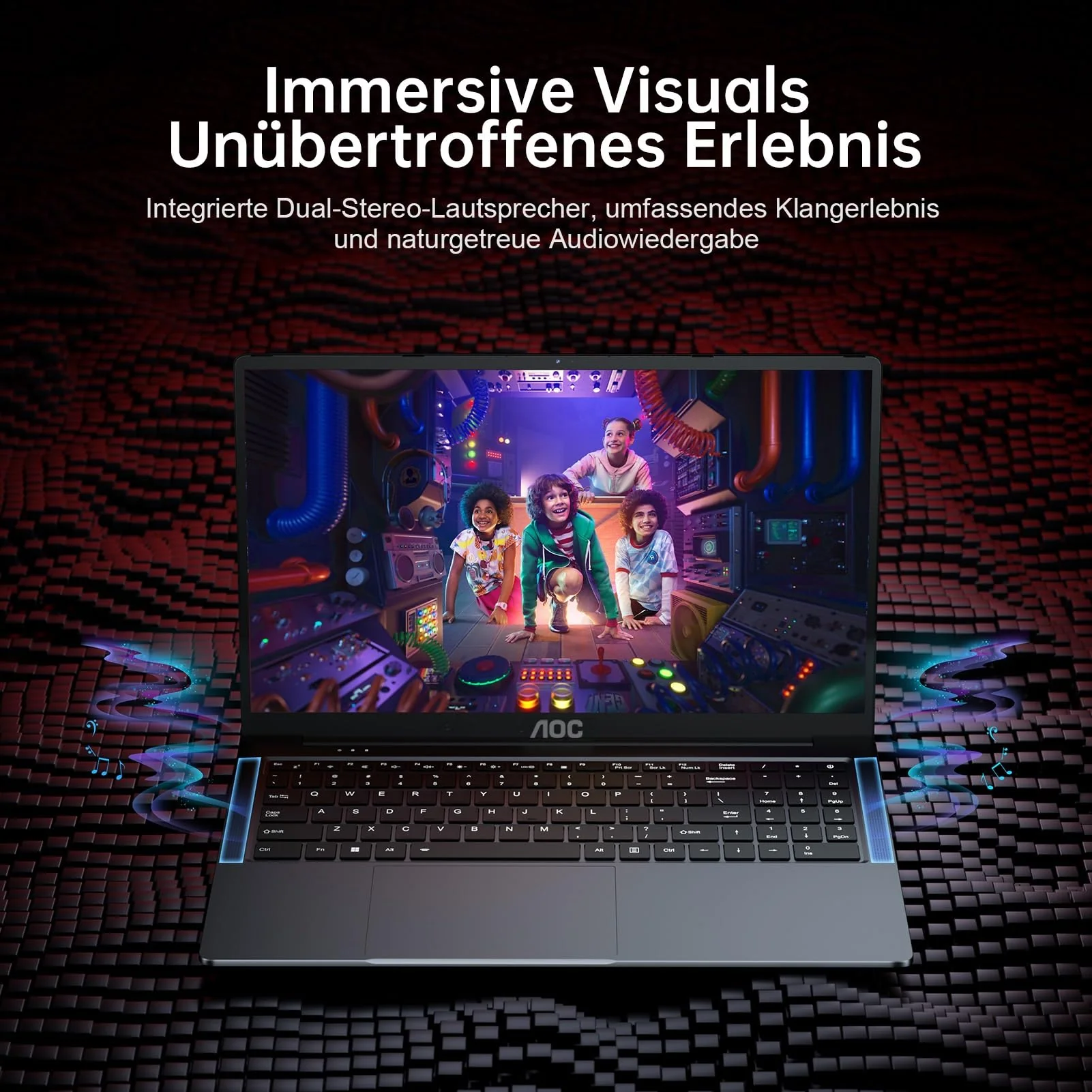 AOC Laptop,Ryzen 7 5700U(16-Thread CPU),Bis zu 4,3 GHz,Backlit Keyboard Computer,16,1 Zoll FHD Schlank Notebook,16GB RAM 512GB SSD,Radeon RX Vega 8 Graphics,USB 3.2,WiFi 6,HDM - Image 5