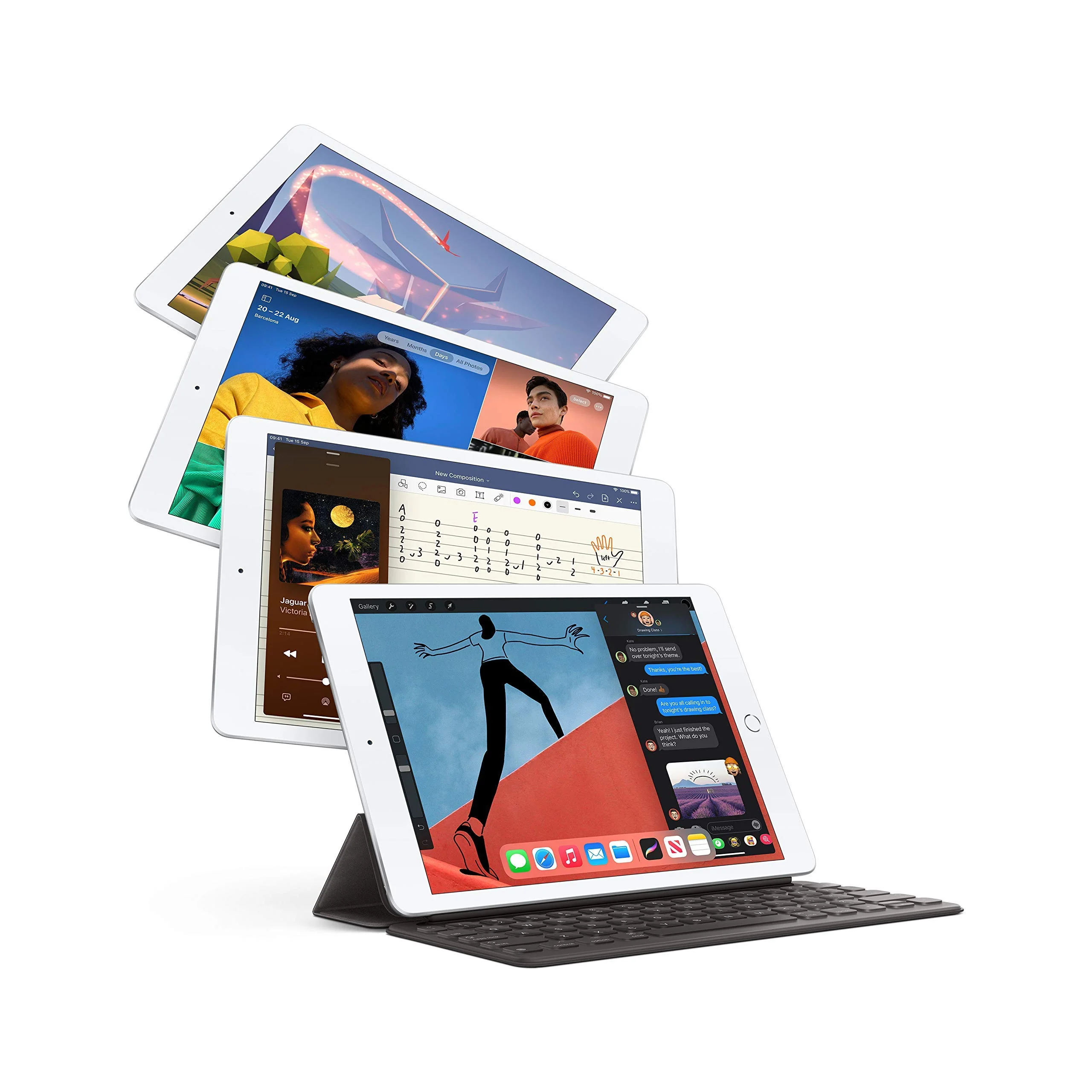 Apple 2020 iPad (10,2-Zoll, Wi-Fi, 128GB) Silber (Generalüberholt) - Image 6