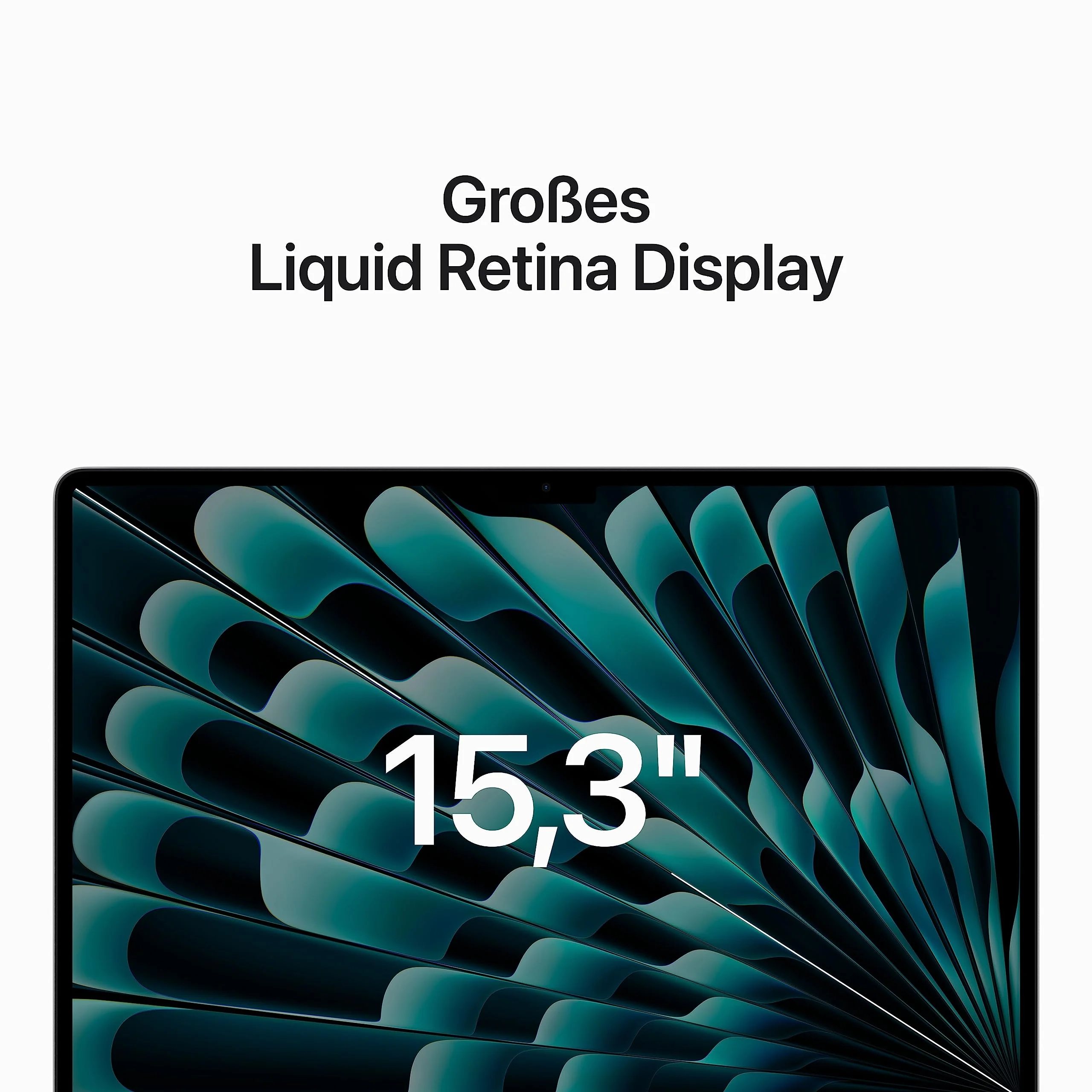 Apple 2023 MacBook Air Laptop mit M2 Chip: 15,3" Liquid Retina Display, 8GB RAM, 512 GB SSD Speicher, beleuchtete Tastatur, 1080p FaceTime HD Kamera. Funktioniert mit iPhone/iPad, Silber - Image 5