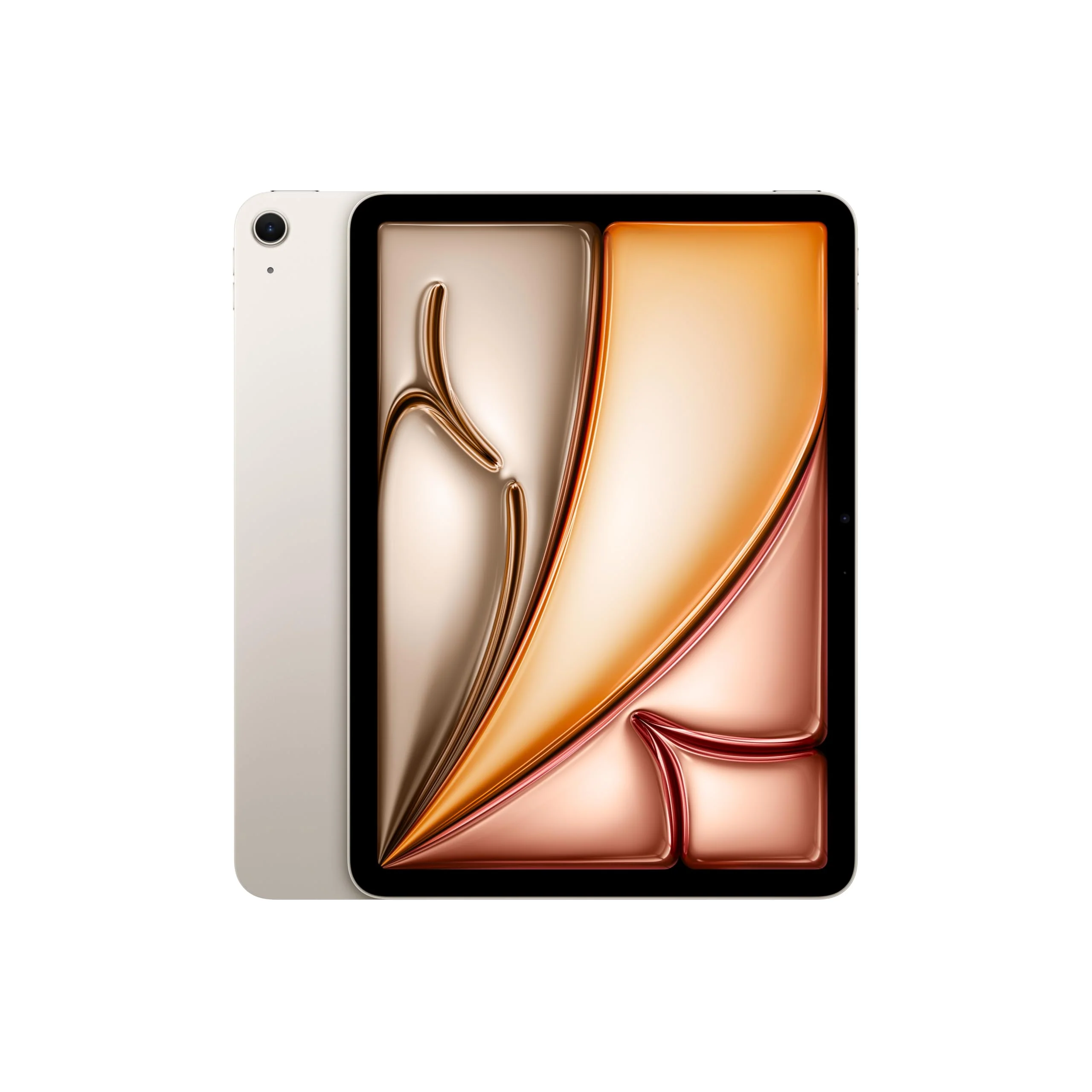 Apple iPad Air 11" mit M3 Chip: Apple Intelligence, Liquid Retina Display, 256 GB, 12 MP Frontkamera/Rückkamera, WLAN 6E, Touch ID, Batterie für den ganzen Tag – Polarstern