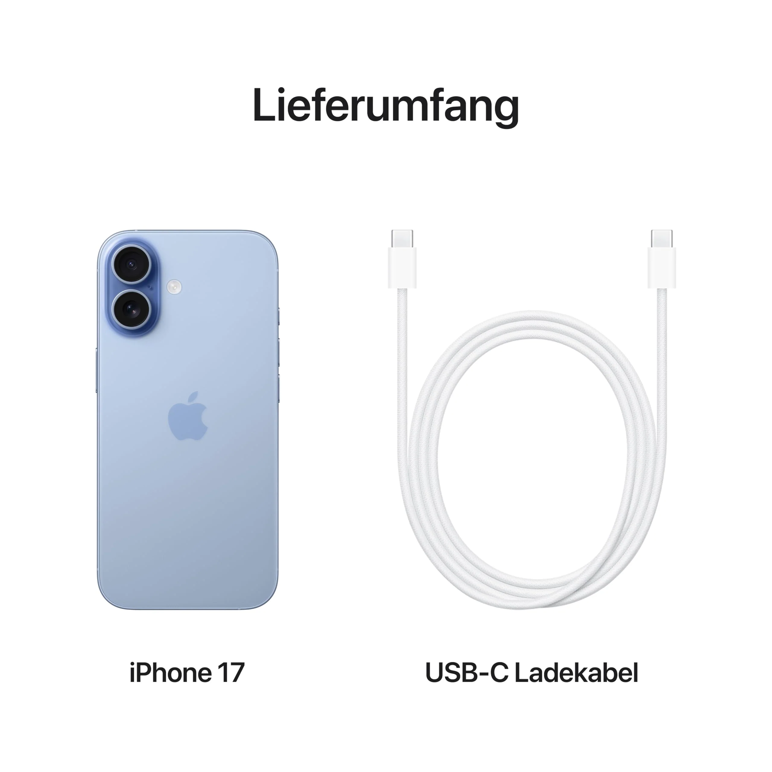 Apple iPhone 17 256 GB: 6,3" Display mit ProMotion, A19 Chip, Center Stage Frontkamera für Smarte Gruppenselfies, Verbesserte Kratzfestigkeit, Batterie für den ganzen Tag; Nebelblau - Image 4