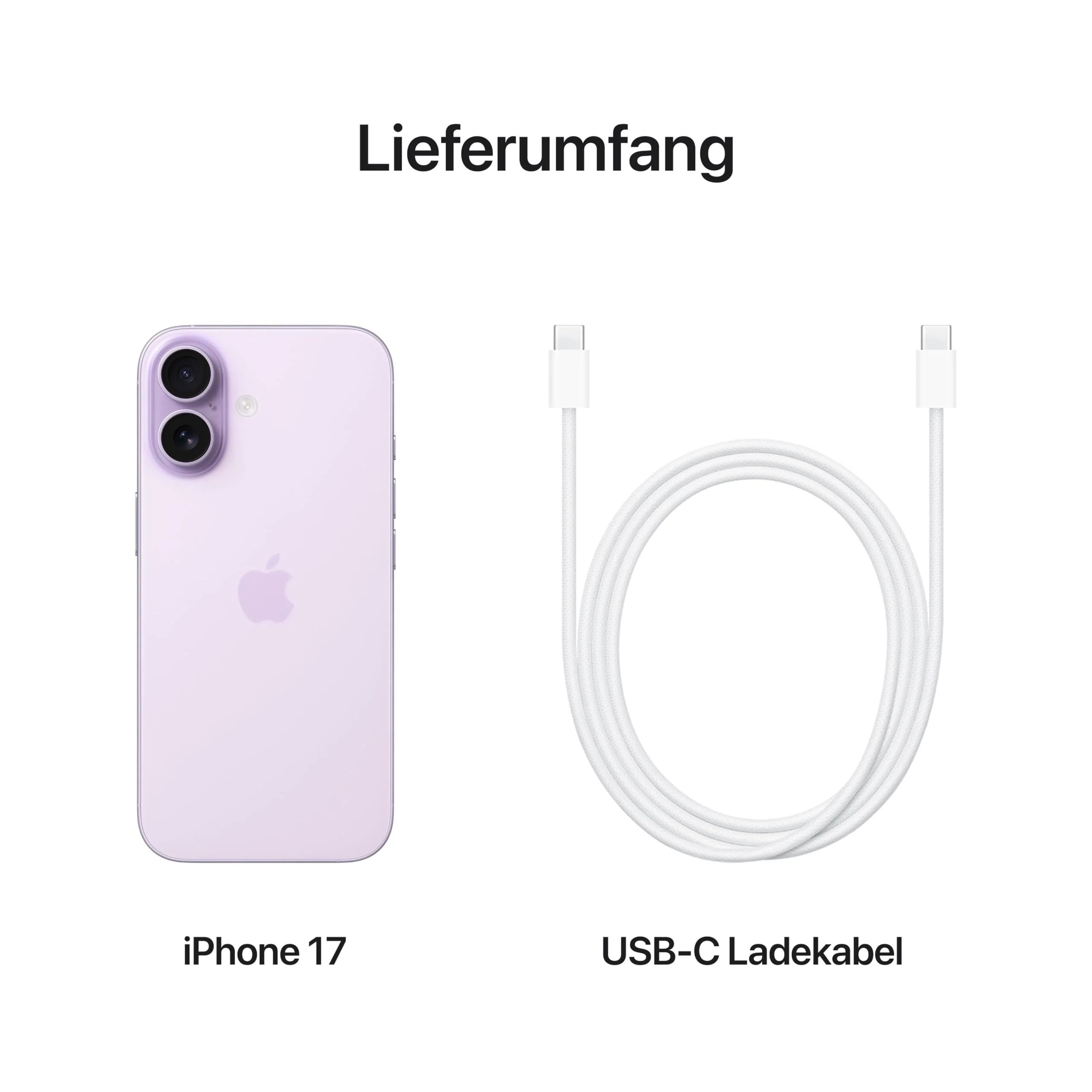 Apple iPhone 17 512 GB: 6,3" Display mit ProMotion, A19 Chip, Center Stage Frontkamera für Smarte Gruppenselfies, Verbesserte Kratzfestigkeit, Batterie für den ganzen Tag; Lavendel - Image 4