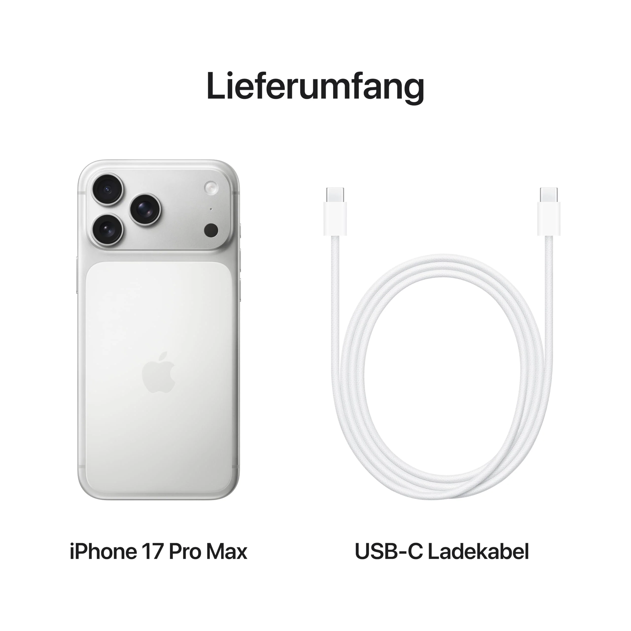 Apple iPhone 17 Pro Max 1 TB: 6,9" Display mit ProMotion, A19 Pro Chip, beste Batterielaufzeit, die es je in einem iPhone gab, Pro Fusion Kamera-System, Center Stage Frontkamera; Silber - Image 4