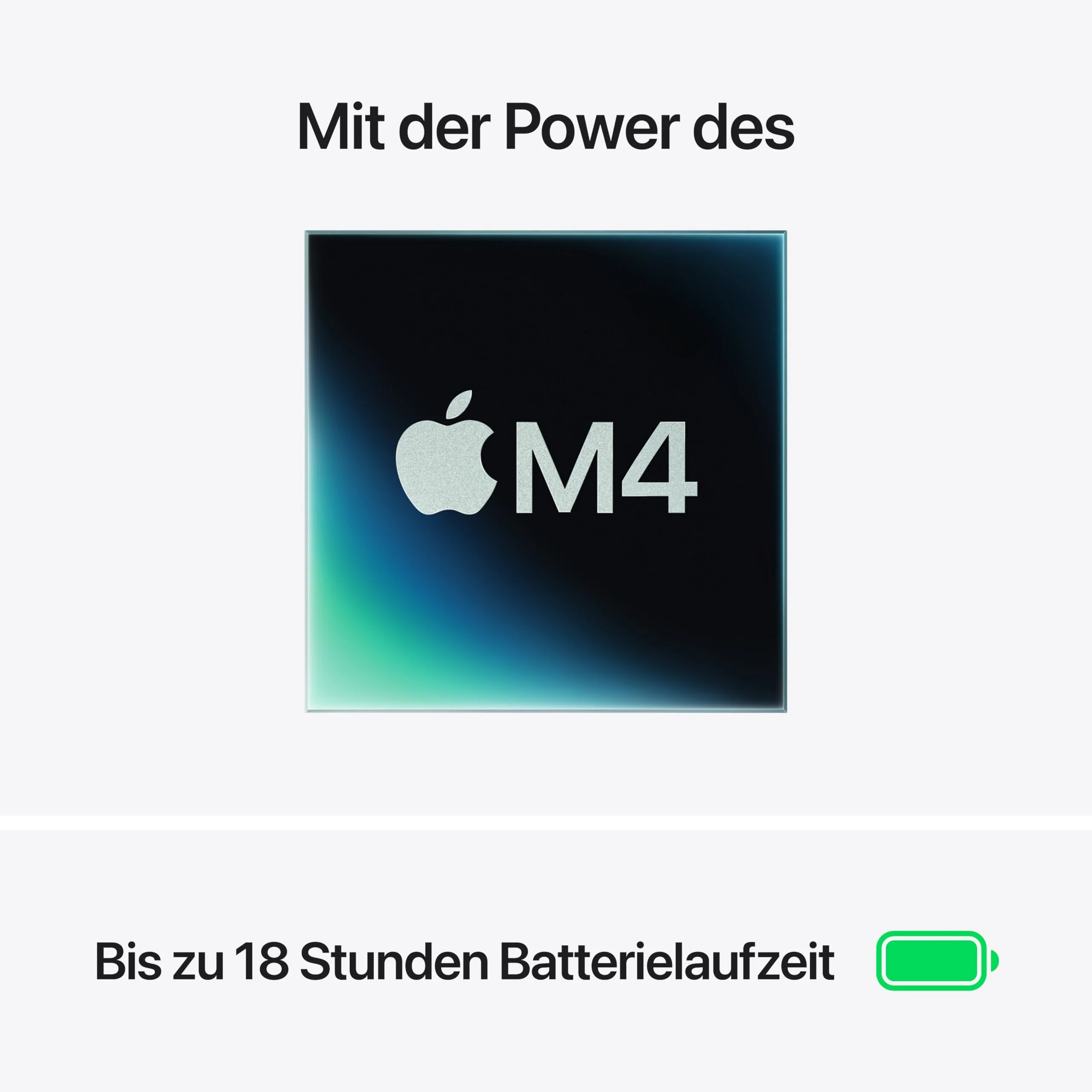 Apple MacBook Air (13", Apple M4 Chip mit 10‑Core CPU und 8‑Core GPU, 16GB Gemeinsamer Arbeitsspeicher, 256 GB) - Silber - Image 2
