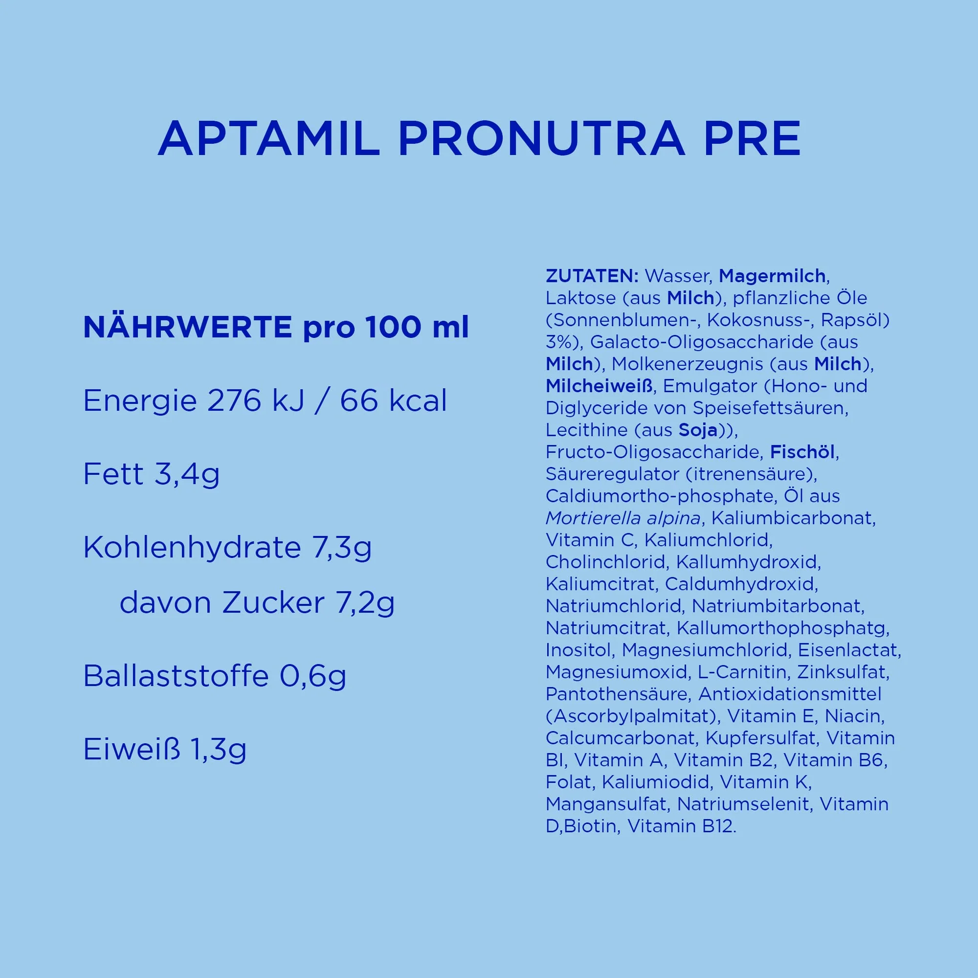Aptamil Pronutra Anfangsnahrung Pre, von Geburt an, ohne Palmöl, mit schonendem Lactofidus Prozess, Vorratspack 1,2kg - Image 11