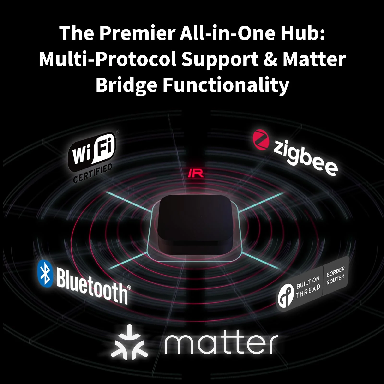 Aqara Hub M3 für Hausautomatisierung, Matter Controller, Thread Border Router, Zigbee, Bluetooth, Wi-Fi, PoE, IR, Unterstützt Alexa, Google Assistant, Apple HomeKit, SmartThings, IFTTT - Image 4