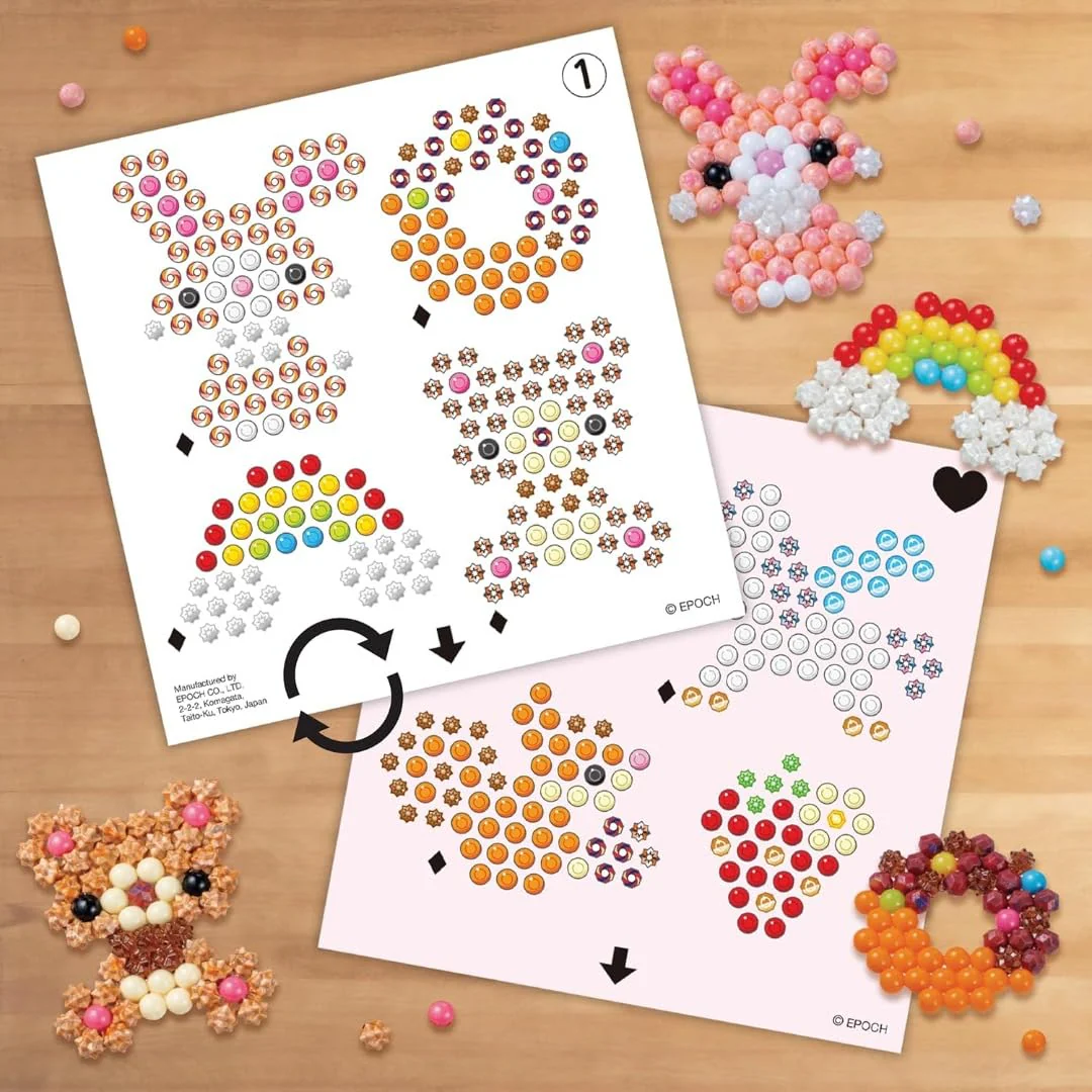 Aquabeads 35087 Bastelstudio Starter Set – Wasserperlen Bastelset im Koffer zum Mitnehmen für Kinder ab 4 Jahren, kindersicher, kein Bügeln oder Kleben - Image 7