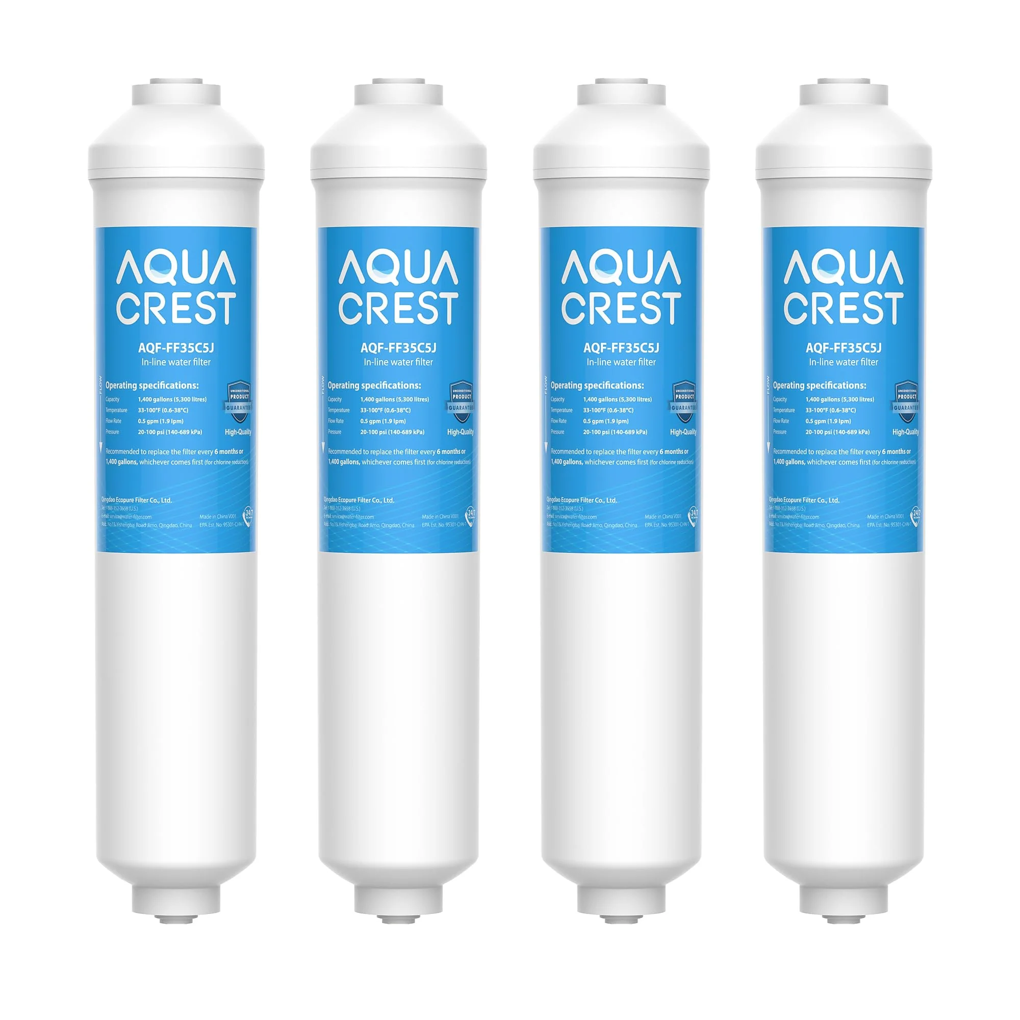 AQUACREST Wasserfilter Kühlschrank Ersatz für Samsung® DA29-10105J, HAFEX/EXP DA2010CB Wasserfilter, DA99-02131B, WSF-100, In-Line Wasserfilter für Samsung® LG® (4) - Image 3