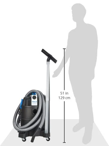 AquaForte Nass-/Trockensauger - 1400 w - Kunststoffbehälter - 35 l - 4 m Schlauch - Teich- und Poolreinigung, Schwarz - Image 6