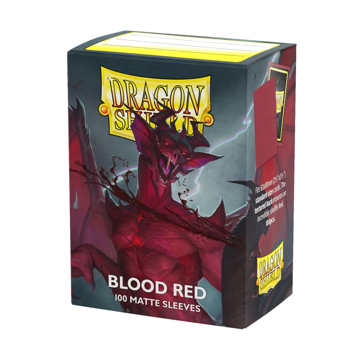 Arcane Tinmen Dragon Shield: Matte – Blood Red(100)