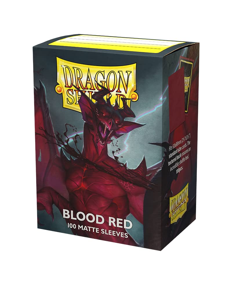 Arcane Tinmen Dragon Shield: Matte – Blood Red(100) - Image 6