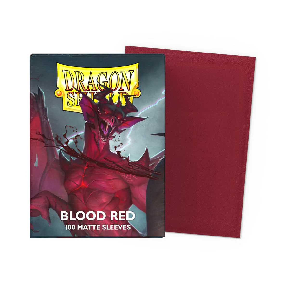 Arcane Tinmen Dragon Shield: Matte – Blood Red(100) - Image 8