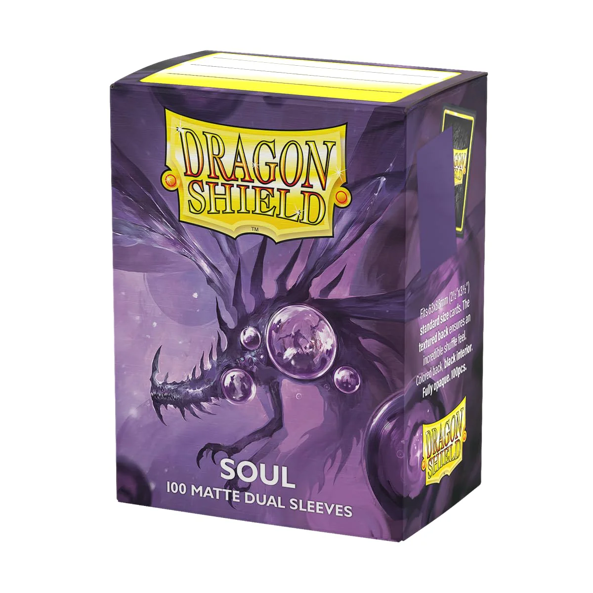 Arcane Tinmen Dragon Shield: Matte – Dual Soul (Metallic Purple)