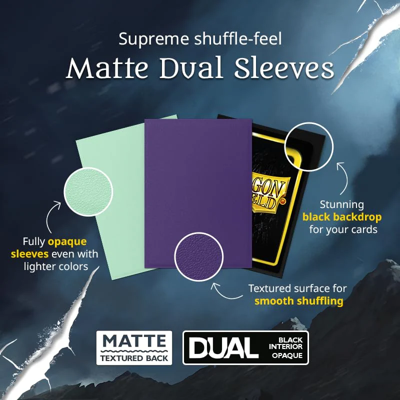 Arcane Tinmen Dragon Shield: Matte – Dual Soul (Metallic Purple) - Image 5