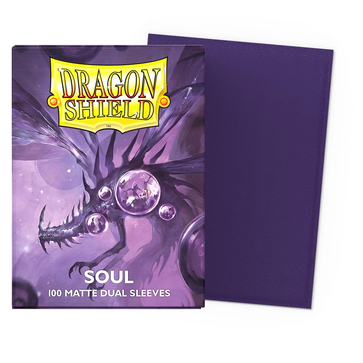 Arcane Tinmen Dragon Shield: Matte – Dual Soul (Metallic Purple) - Image 7