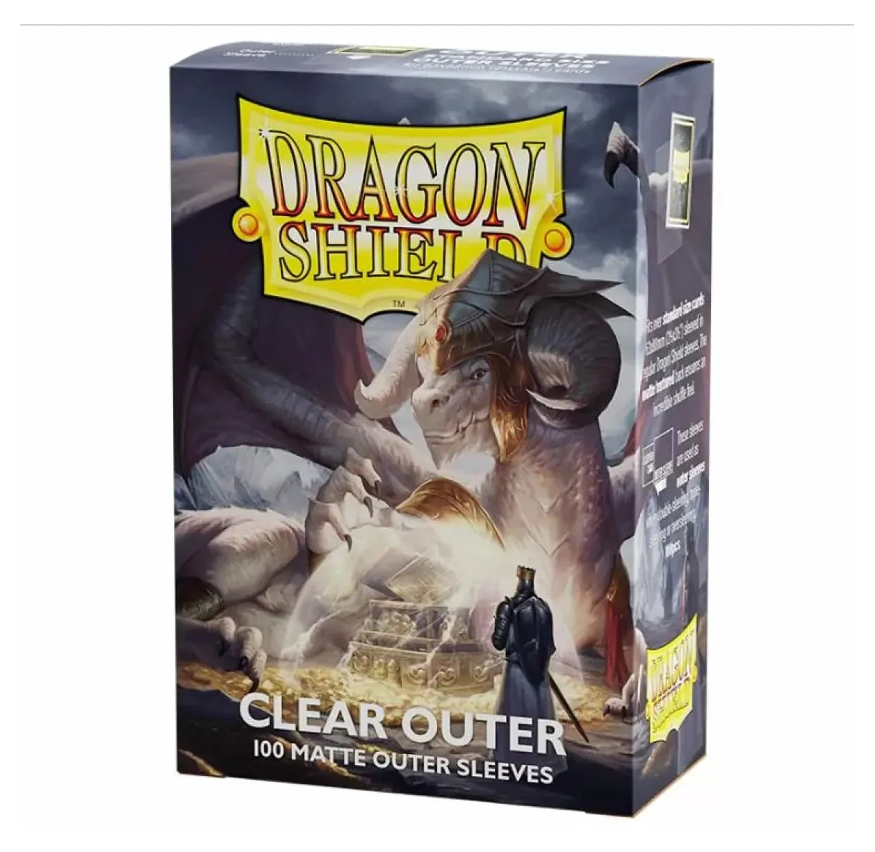 Arcane Tinmen Dragon Shield: Outer Sleeves - Matte Clear (100)