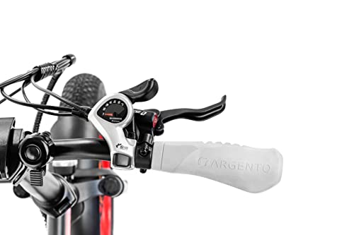 Argento Mini Max GT 250W Motor 615WH Klappbar E-Fahrrad, 20-Zoll Rad Größe, Rot/Schwarz - Image 3