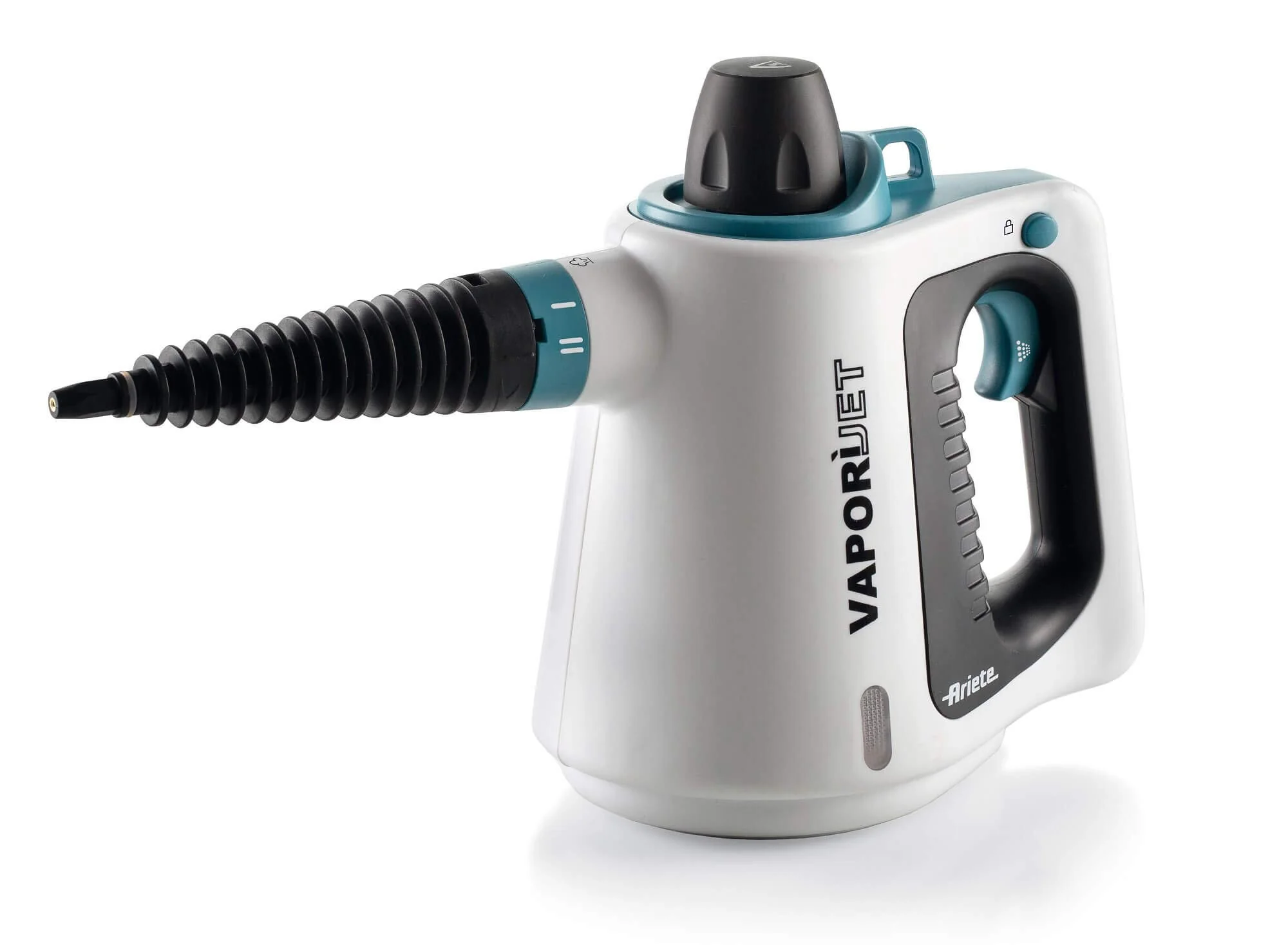Ariete 4137 Vaporì Jet, Multifunktions-Dampfreiniger, Beseitigt 99,9% der Keime und Bakterien Ganz Ohne Reinigungsmittel, Einsatzbereit in 3 Minuten, Druck 3,5 bar, Inklusive Zubehörset