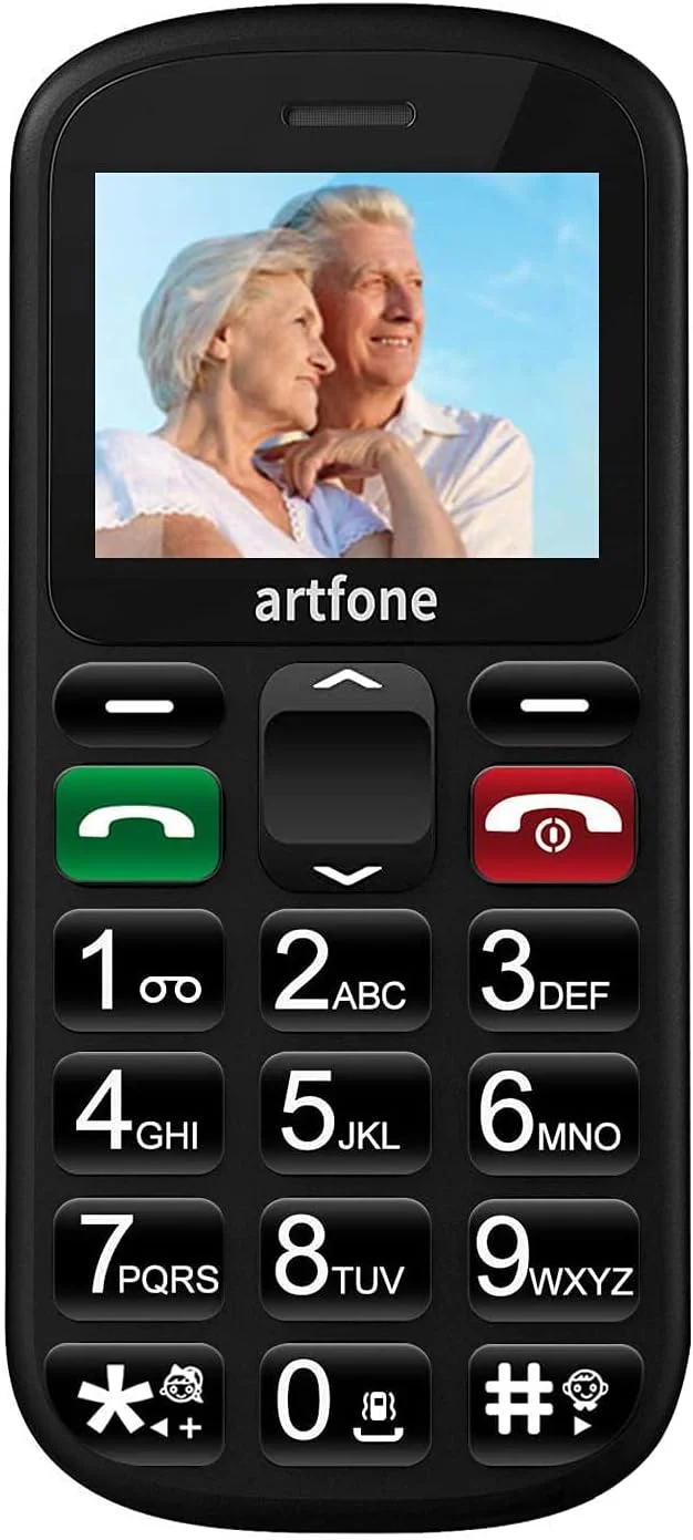 artfone CS181 Seniorenhandy ohne Vertrag | Mobiltelefon mit großen Tasten | Dual SIM Handy mit Notruftaste | Rentner Handy große Tasten | GSM Handy | Inklusive Ladegerat - Image 6
