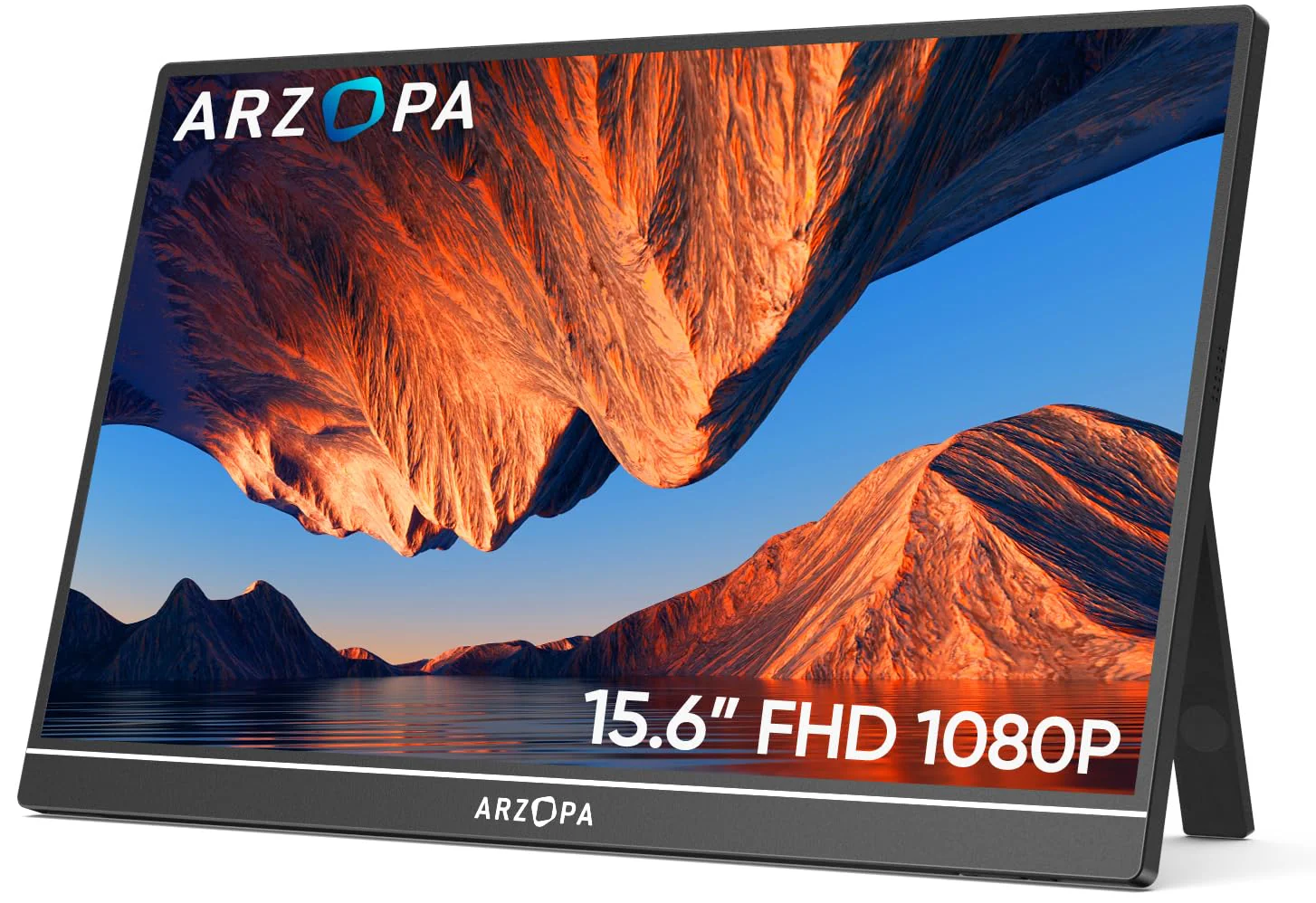 ARZOPA 16.0" 2.5k Portable Monitor, 2560x1600 HDR Display, 500nits 8bit QHD, USB-C HDMI Tragbarer Monitor für Laptop, 16:10 IPS, Unipolar Support für Mac PC PS4/5 Xbox Switch - Image 3