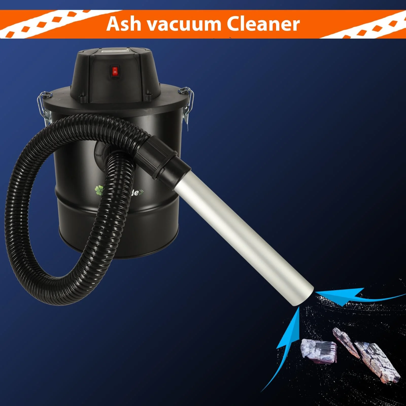 Aschesauger 1200W Kaminsauger 18L DUAL Filter System - Image 9