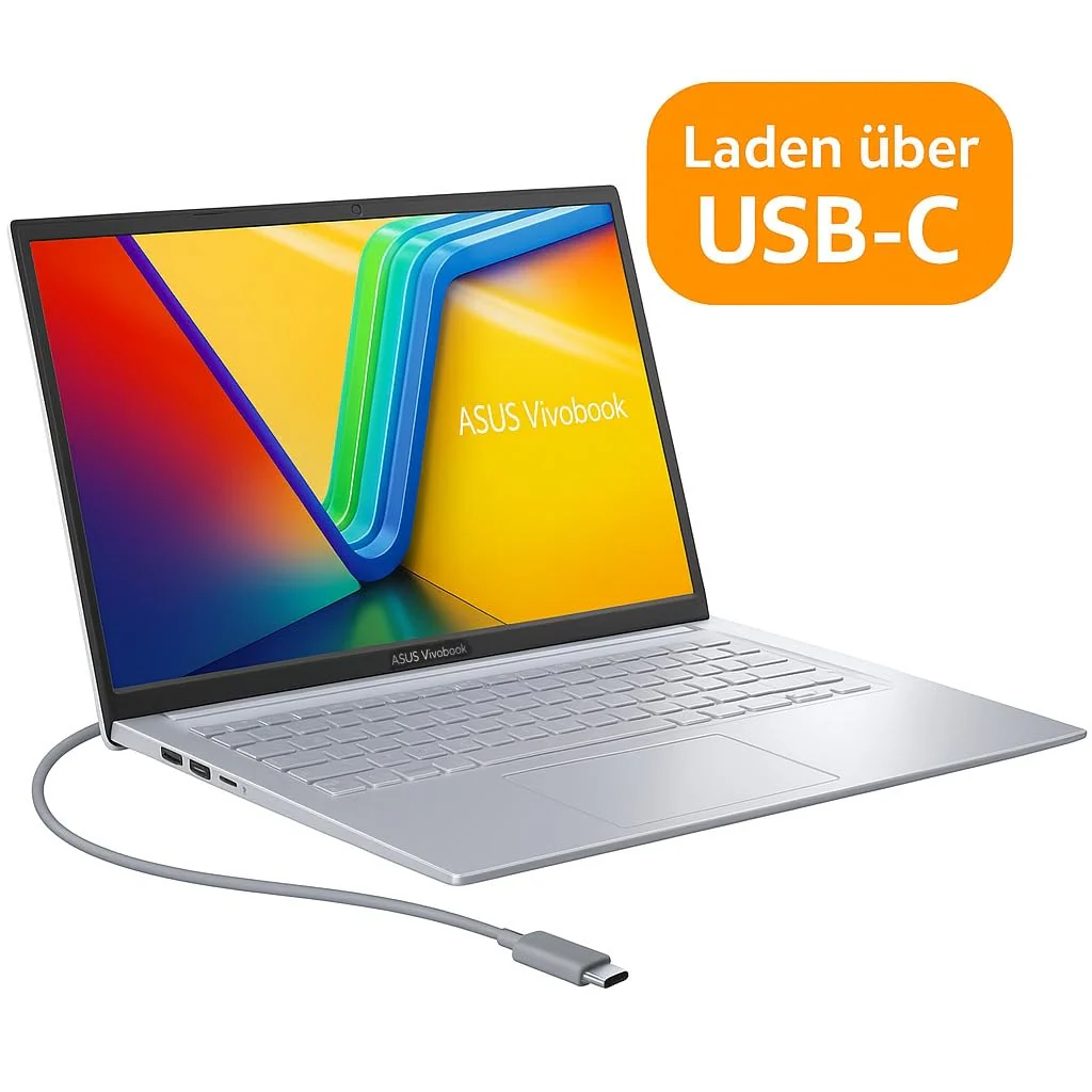 ASUS (17,3 Zoll FullHD Notebook mit MS Office 2024 Pro (Intel Core 13th Gen U300, 5 Kerne, 4.40 GHz, 24 GB RAM, 1000 GB SSD, Intel UHD, HDMI, BT, Webcam, USB-C/3.0, WLAN, Windows 11 Prof) #8247 - Image 9