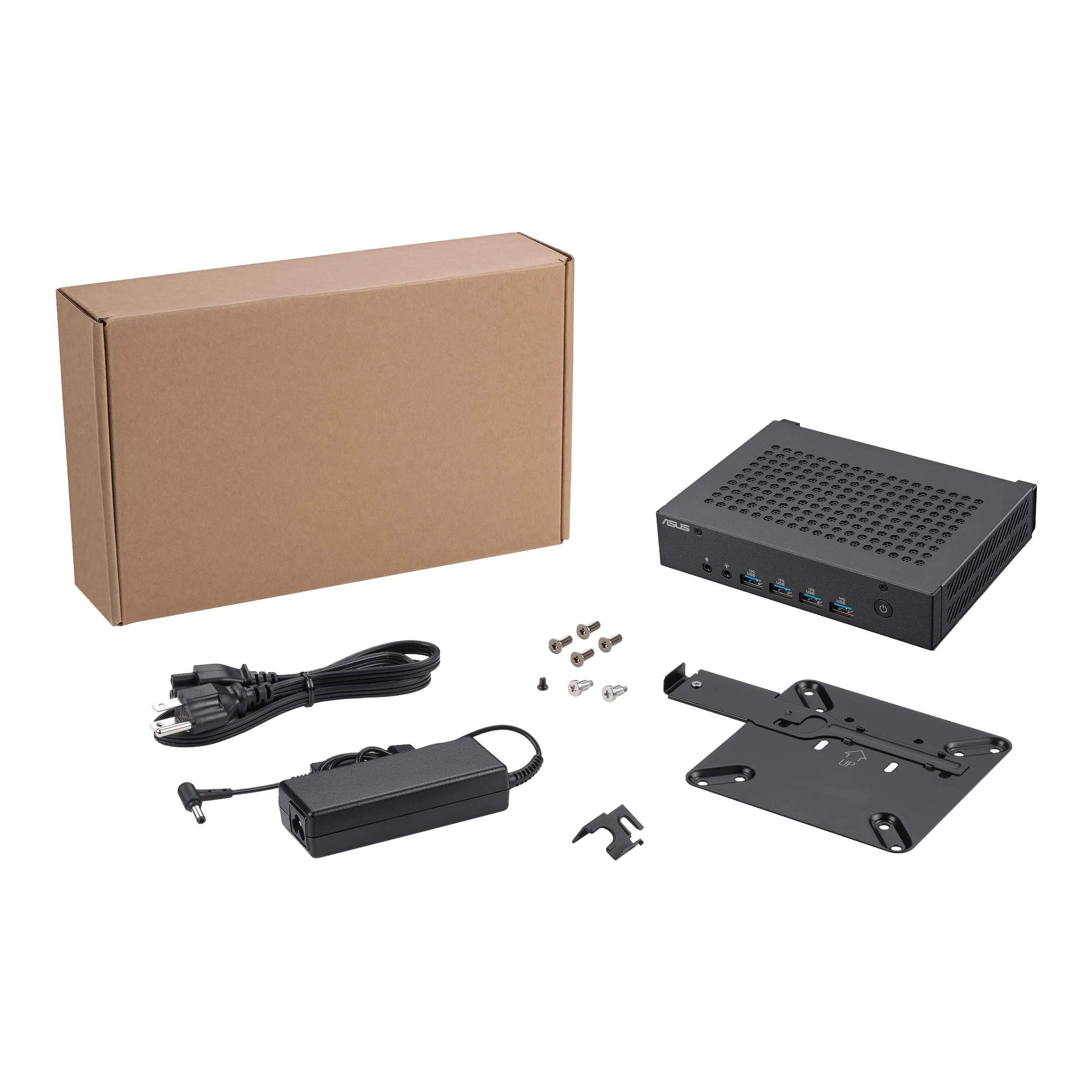 ASUS ExpertCenter PN43-SN200AD Mini Desktop PC (Intel N200 Prozessor, integr. Intel UHD Grafik, 4GB DDR4 Speicher, 128GB M2. NVMe PCIe 4.0 SSD, WiFi 6E, Bluetooth 5.2, Windows 11 Pro, passive Kühlung) - Image 3