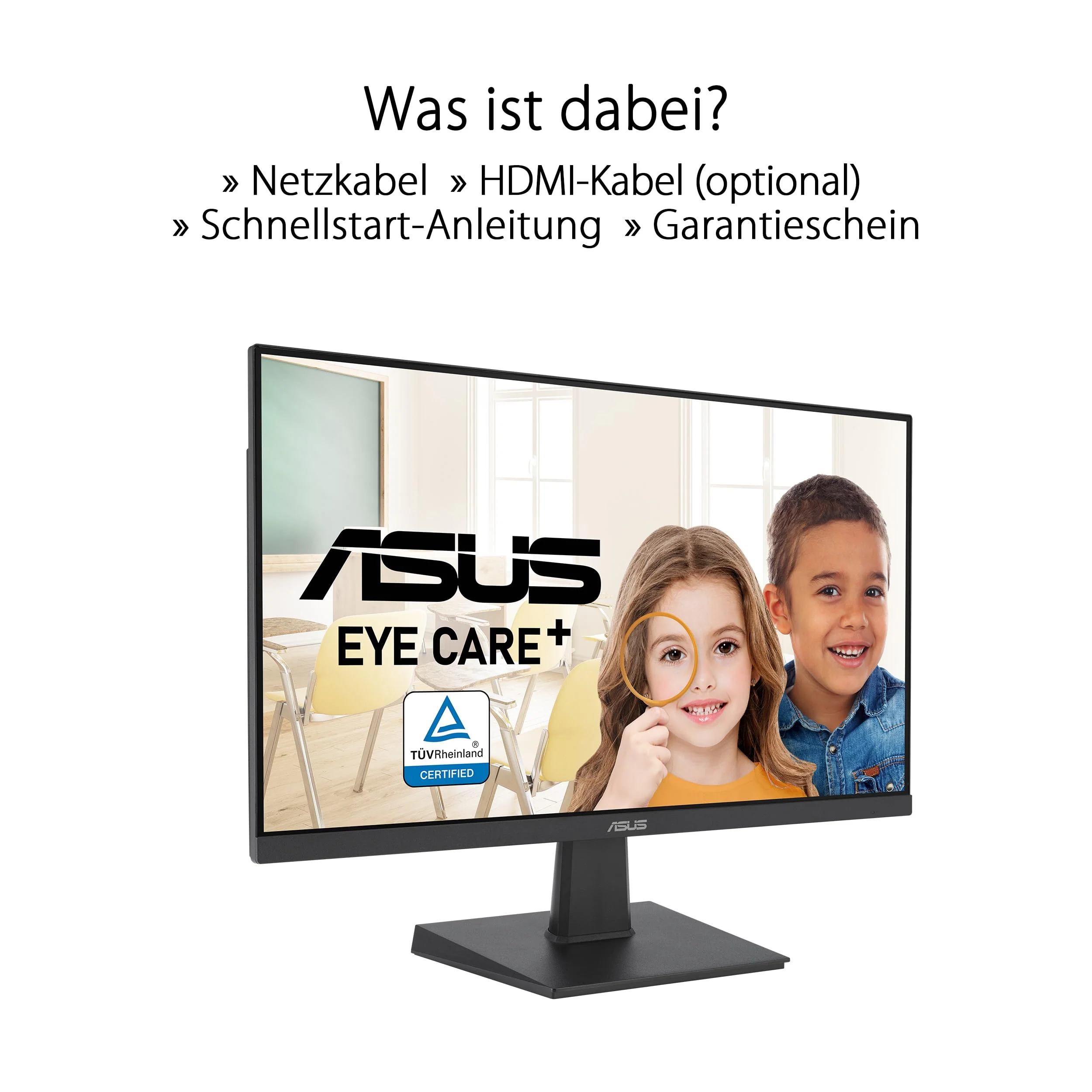 ASUS Eye Care VA27EHF - 27 Zoll Full HD Monitor - Rahmenlos, Flicker-Free, Blaulichtfilter, Adaptive-Sync - 1ms MPRT, 100 Hz, 16:9 IPS Panel, 1920x1080 - HDMI - Image 5