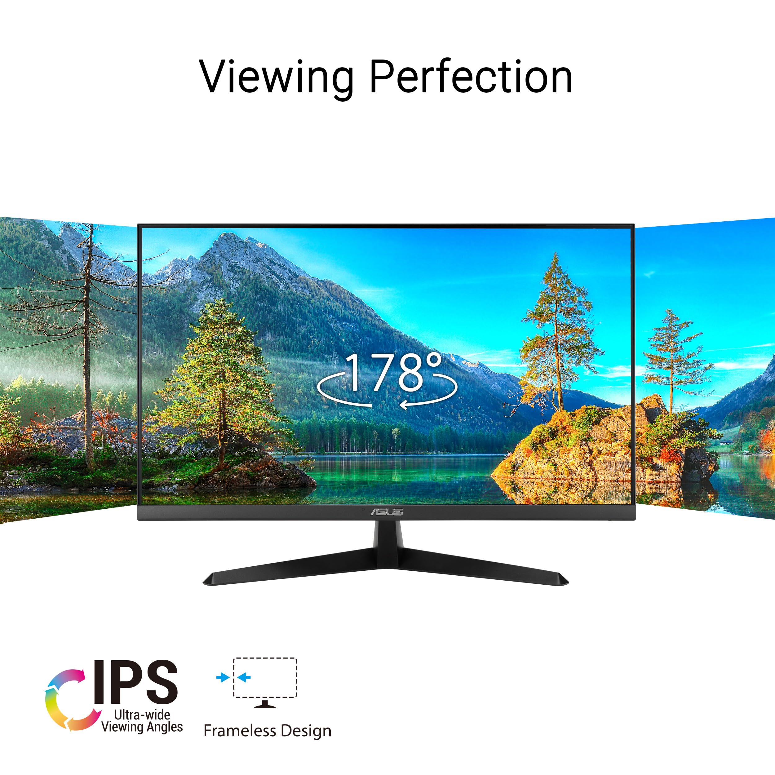 ASUS Eye Care VY249HGR - 24 Zoll Full HD Monitor - 120 Hz, 1ms MPRT, AdaptiveSync, GameFast Input - IPS Panel, Vesa 100x100, 16:9, 1920x1080, D-Sub, HDMI - Image 5