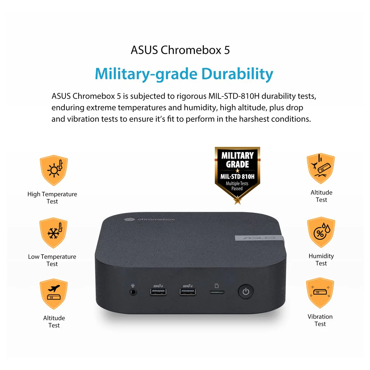 ASUS Mini PC CHROMEBOX5-S7009UN+ mit Intel Core i7-1260P – Kompakter Desktop-PC für Business & Home – 16GB RAM, 256GB SSD, WiFi 6E, Chrome OS - Image 9