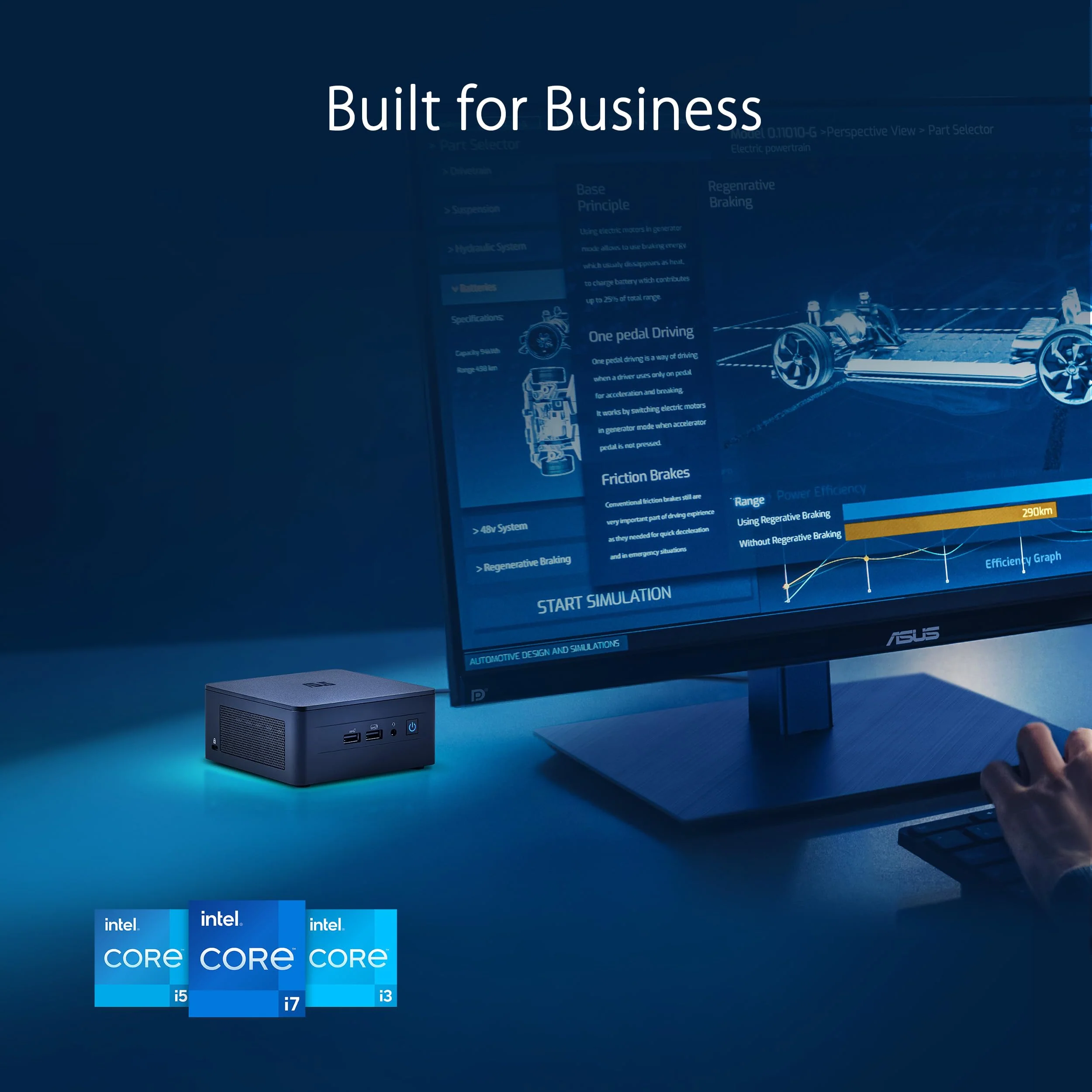 ASUS NUC 13 Pro Slim Mini PC RNUC13ANKI3048C2I (Intel Core i3 1315U Prozessor, Intel Iris XE Grafik, 512GB Speicher, 2X 4GB RAM, Intel WiFi 6E, Windows 11 Pro, mit EU-Netzkabel) - Image 7